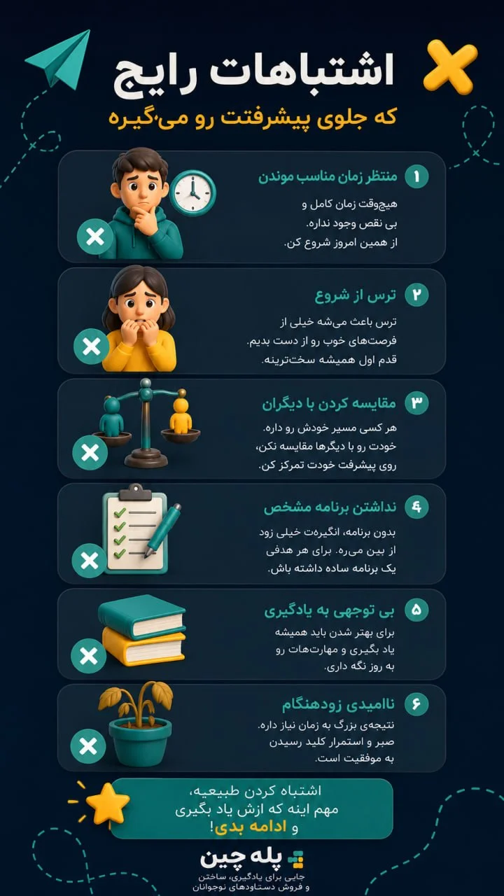 اشتباهات رایج